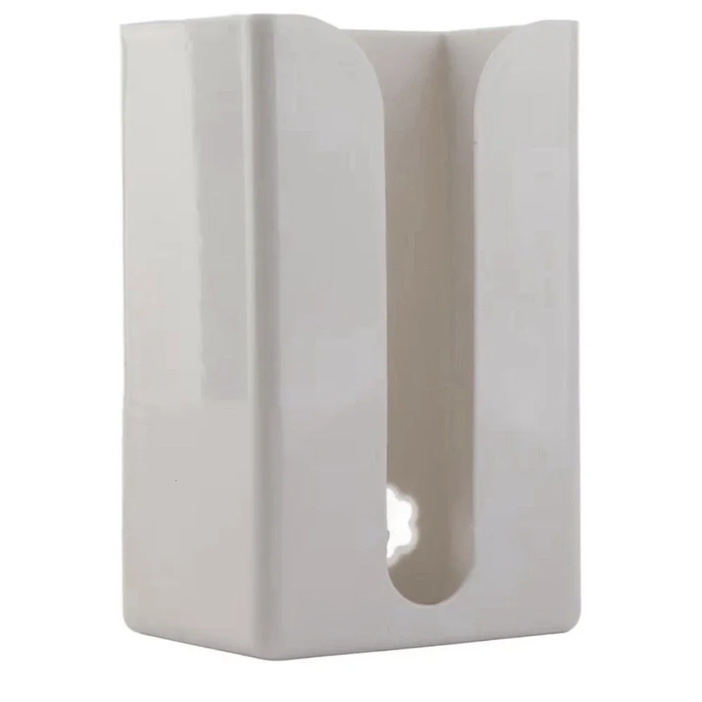 Wall Mounted Tissue Box Shelf Napkin Holder Garbage Bag Dispenser Organizer Home
